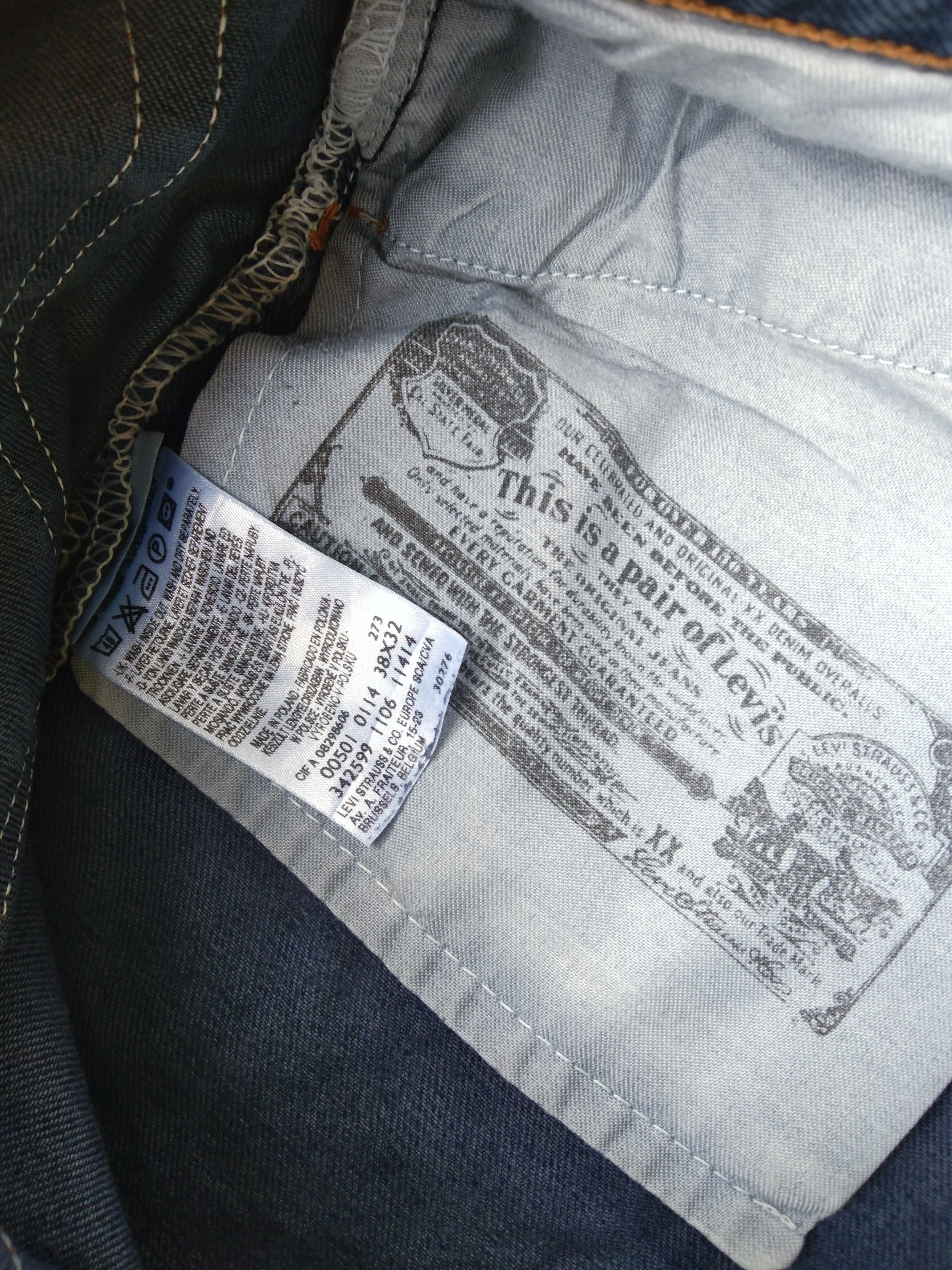 Levi's Vintage Levi's 501 Faded Straight Leg Distressed Jeans 38x32 Size US 38 / EU 54 - 9 Thumbnail