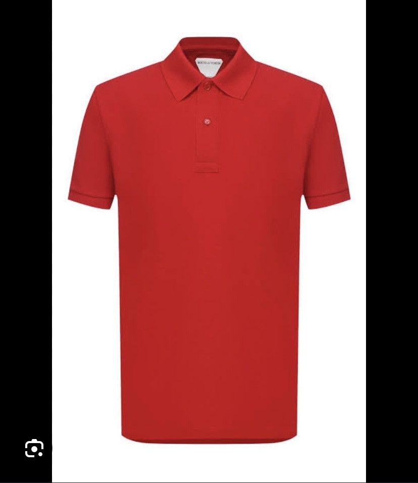 Bottega Veneta Bottega Veneta Polo Cotton piquet Red Size US L / EU 52-54 / 3 - 1 Thumbnail