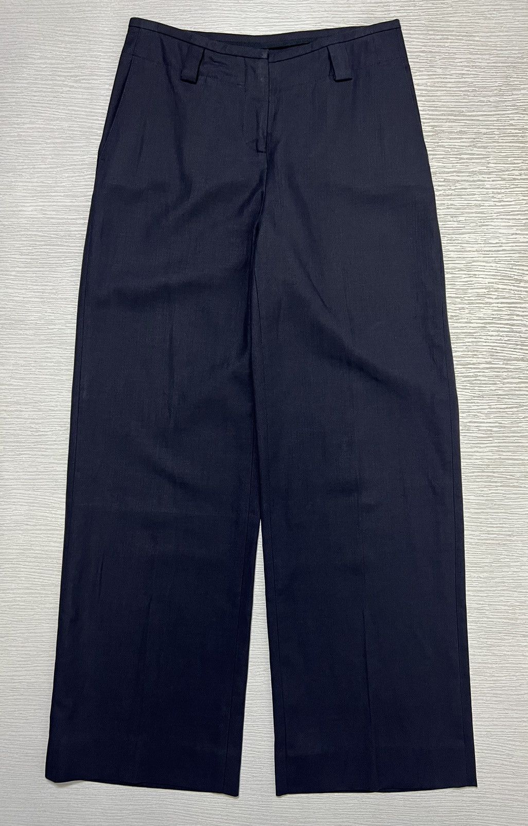 Loro Piana Loro Piana - Cotton/Flax Linen Wide Leg Trouser Size 26" / US 2 / IT 38 - 1 Thumbnail