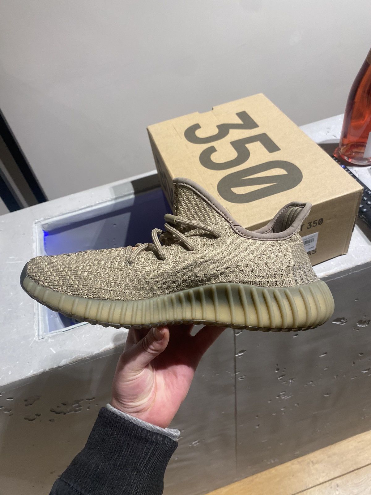Adidas × Yeezy BNWT Adidas Yeezy 350 Boost Sand/Taupe Size US 8.5 / EU 41-42 - 4 Thumbnail