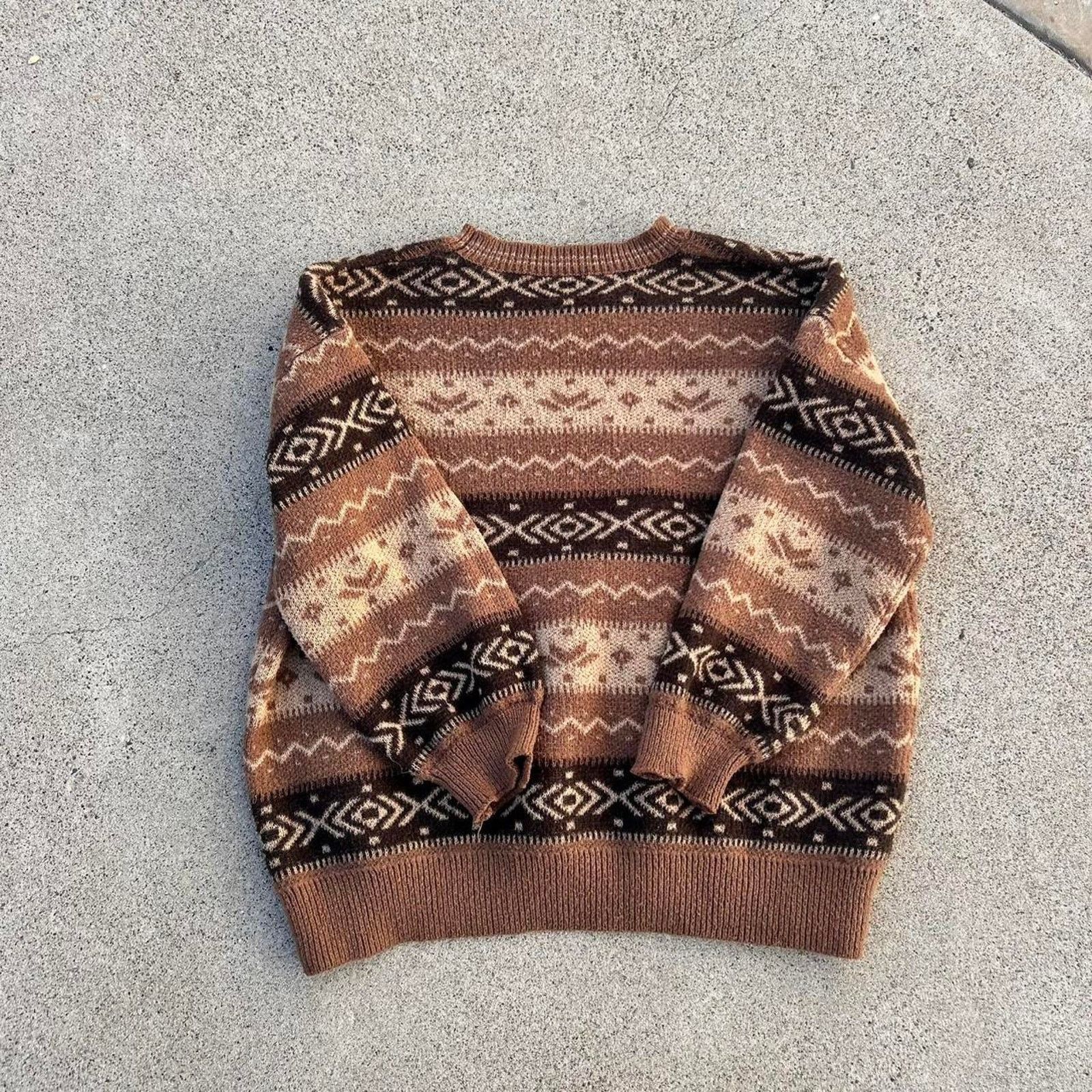 Other Rowme knit sweater boxy vintage wool sweater crewneck Size US L / EU 52-54 / 3 - 2 Thumbnail