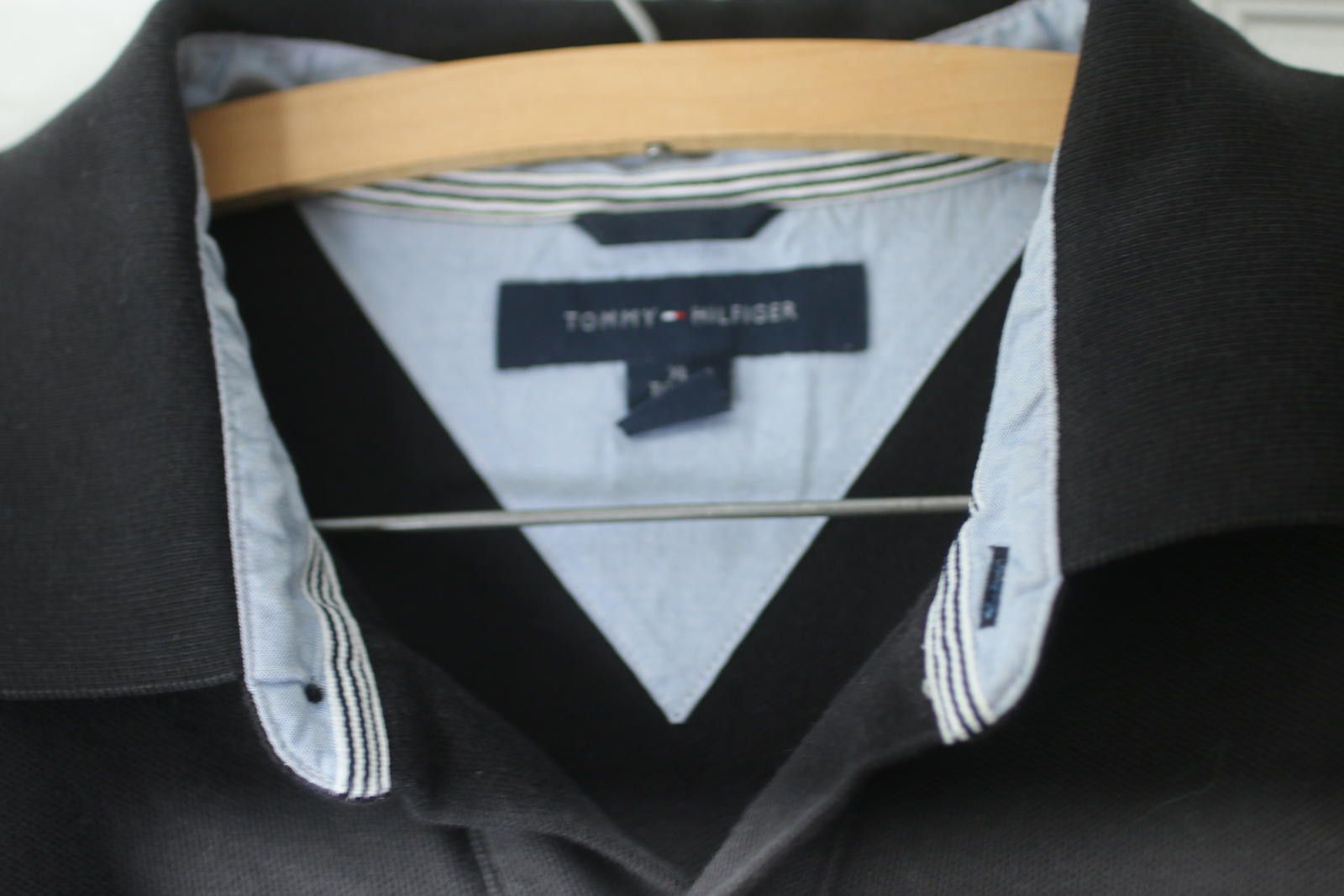 Tommy Hilfiger Tommy Hilfiger Black Polo Shirt XL Classic Logo 100% Cotton Size US XL / EU 56 / 4 - 10 Thumbnail