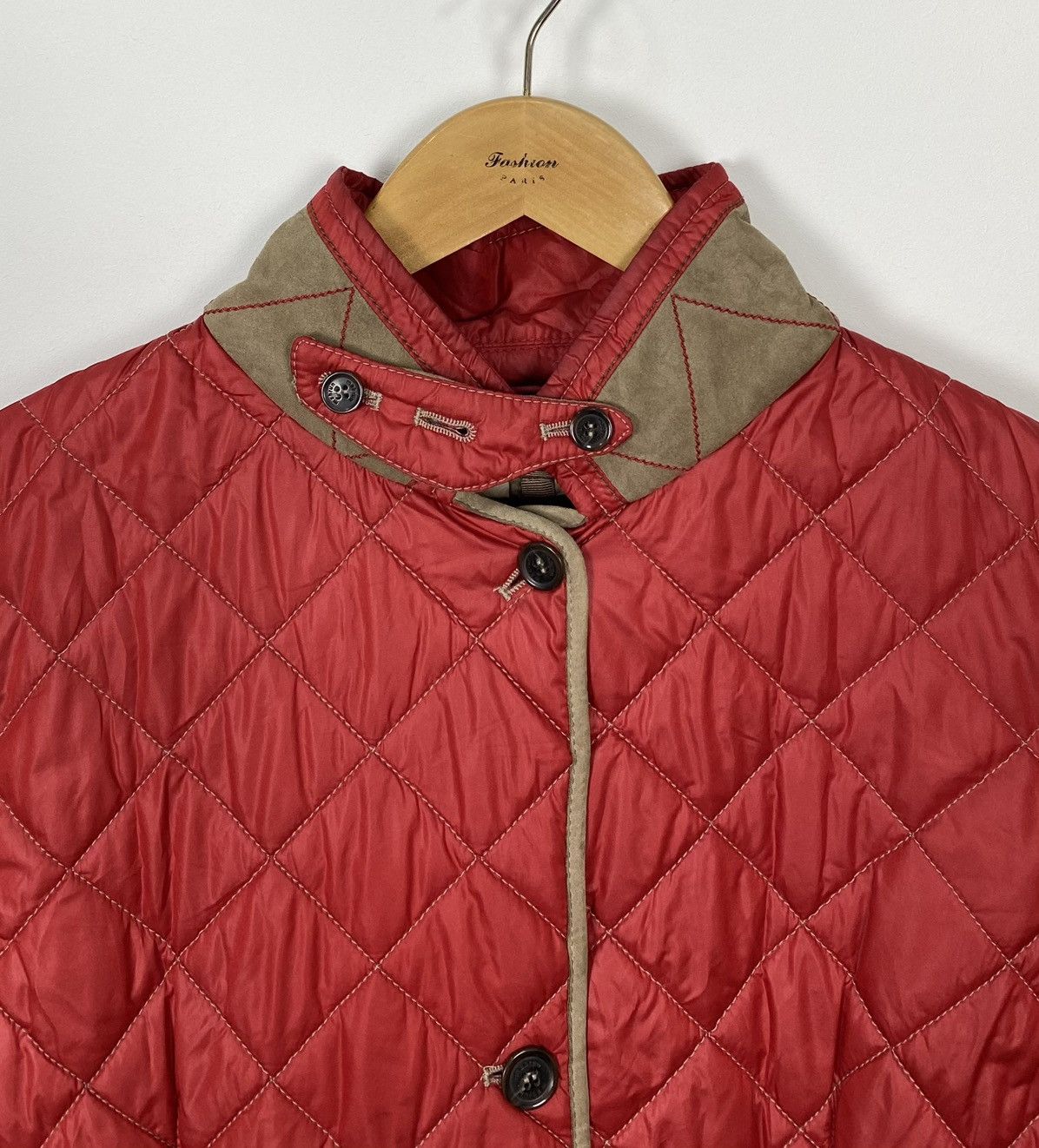 Other Mabrun Quilted Light Buttons Jacket Luxury Casual Classic Size XL / US 12-14 / IT 48-50 - 2 Thumbnail