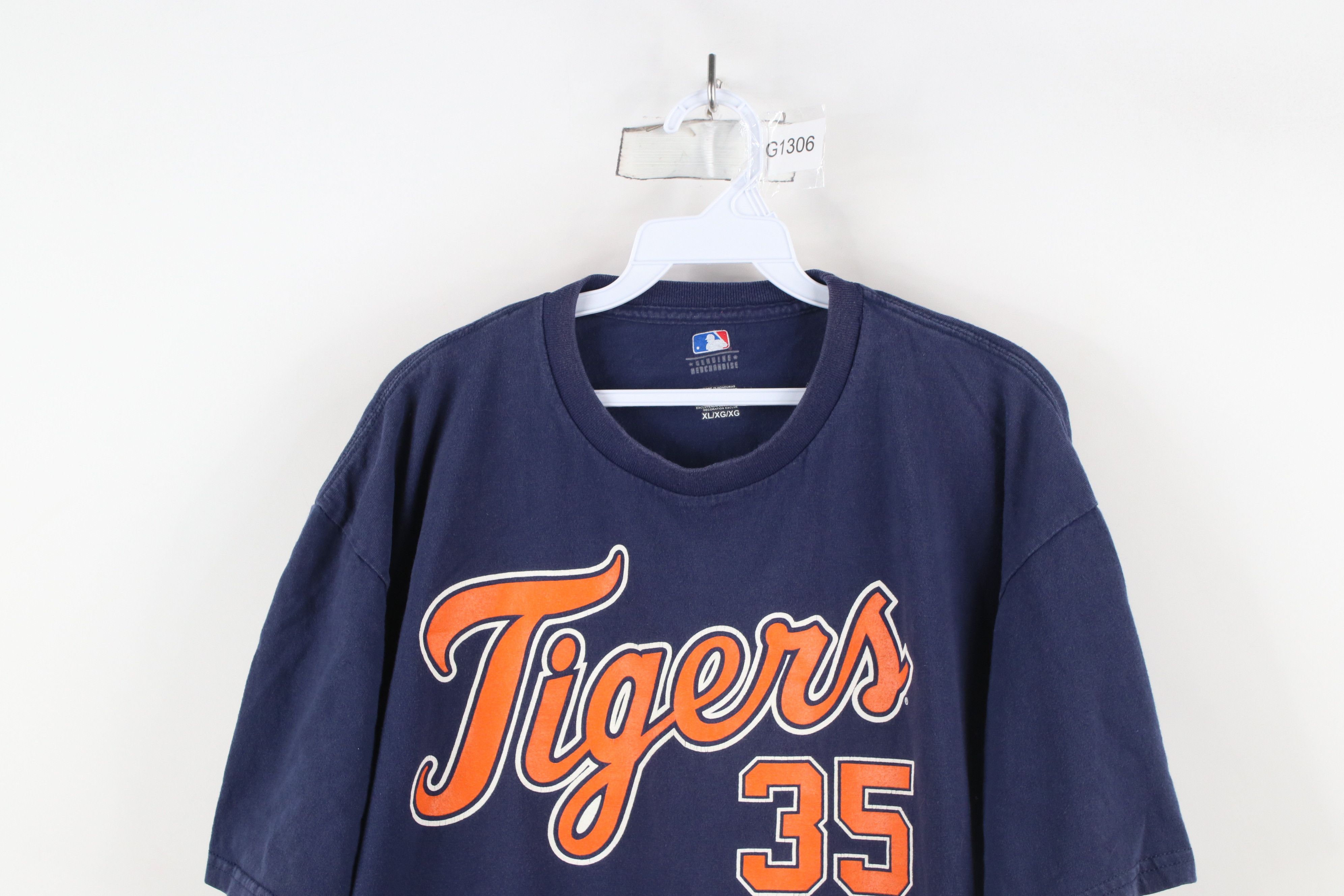Vintage Vintage Y2K Justin Verlander Tigers Baseball T-Shirt Blue Size US XL / EU 56 / 4 - 2 Thumbnail