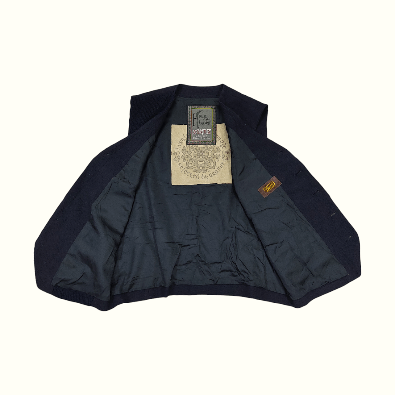 Designer × Mr. Gentleman Vintage ARAMIS Wool Vest Coat Size US M / EU 48-50 / 2 - 9 Thumbnail