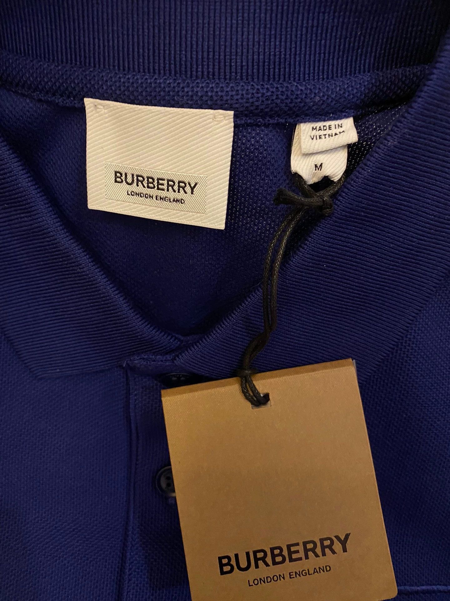 Burberry BURBERRY Deep Blue Polo Shirt M Size US M / EU 48-50 / 2 - 6 Thumbnail