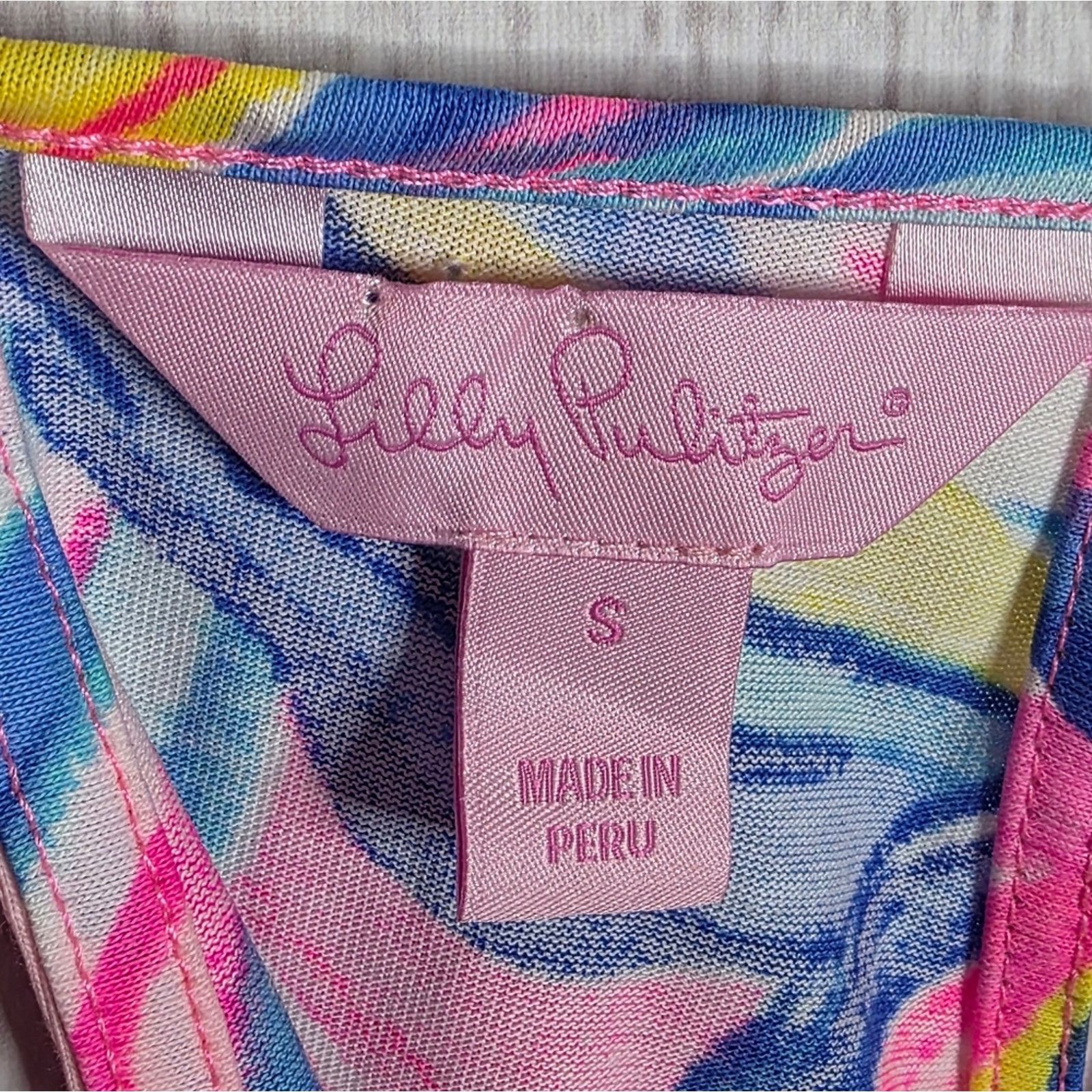 Lilly Pulitzer Lilly Pulitzer Margot Swing Dress - “Sunset The Sunny Side" Size S / US 4 / IT 40 - 4 Thumbnail