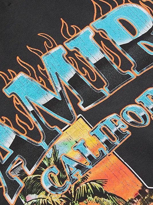 Amiri os11x1225 Sunny Place Oversized T-Shirt in Black Size US S / EU 44-46 / 1 - 6 Thumbnail