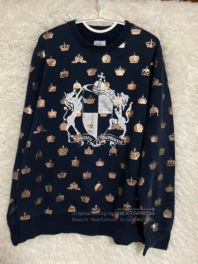 Vivienne Westwood Vivienne Westwood Crown heat transfer hoodie Size US L / EU 52-54 / 3 - 2 Thumbnail