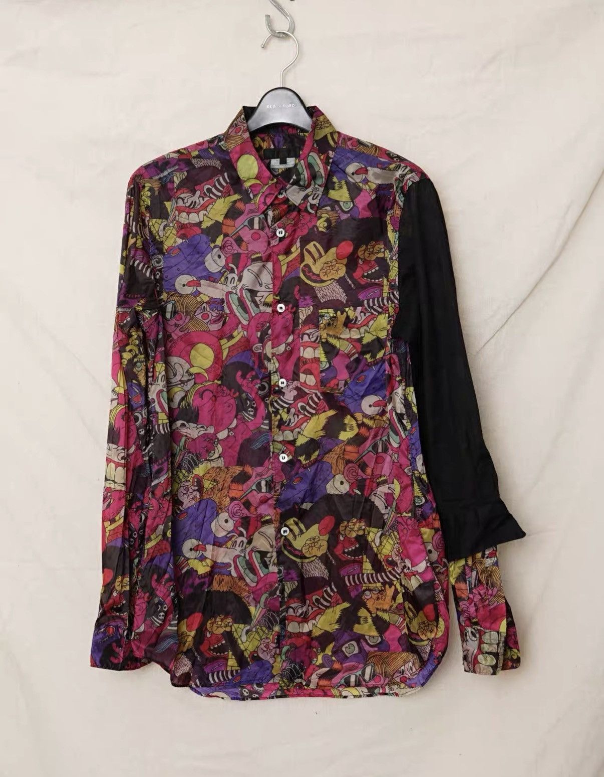 Comme des Garcons Comme des Garçons Panel Sleeve Vintage Graffiti Shirt Size US S / EU 44-46 / 1 - 1 Thumbnail