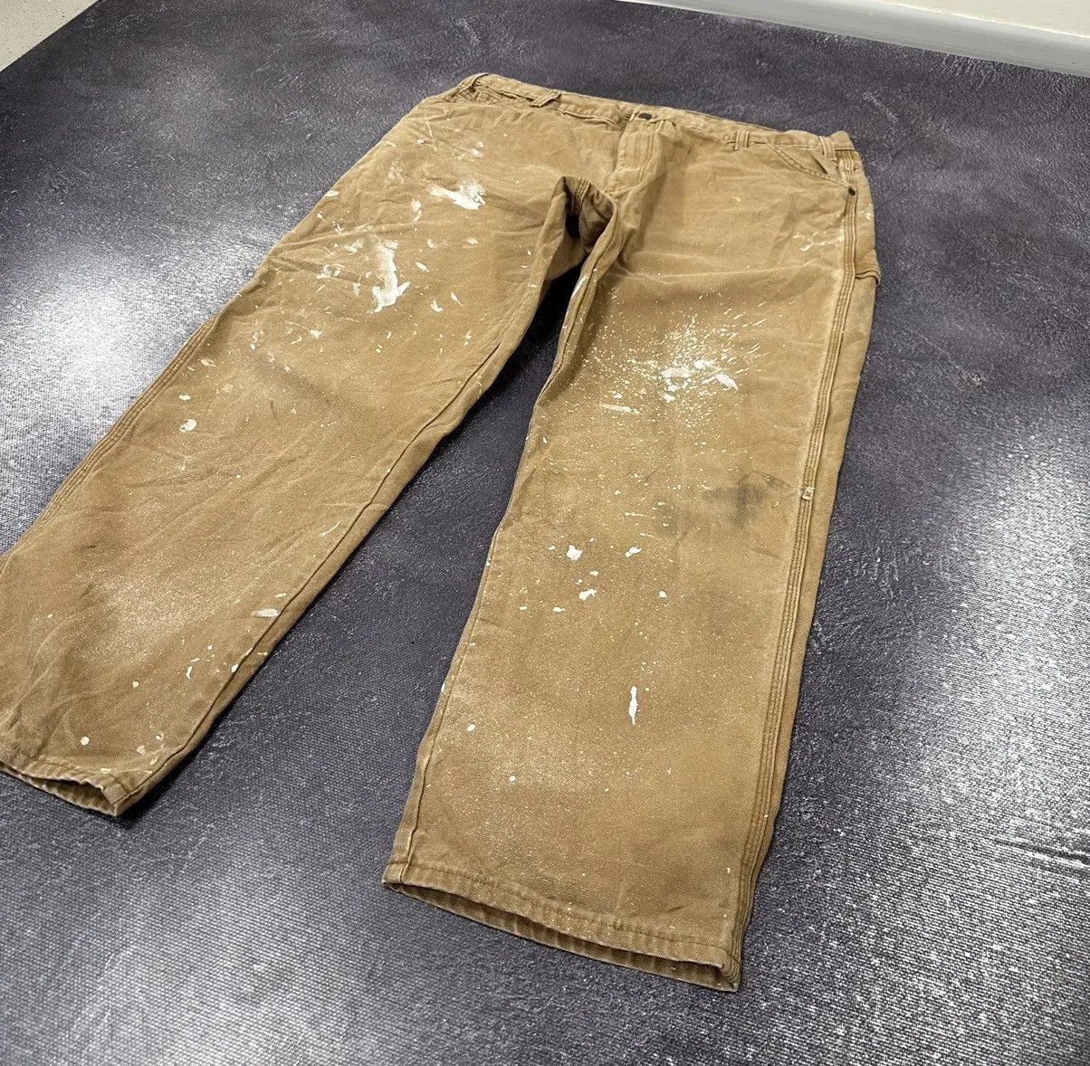 Dickies × Vintage Vintage Dickies Painted USA Denim Work Y2K Hype Baggy Pants Size US 42 / EU 58 - 6 Thumbnail