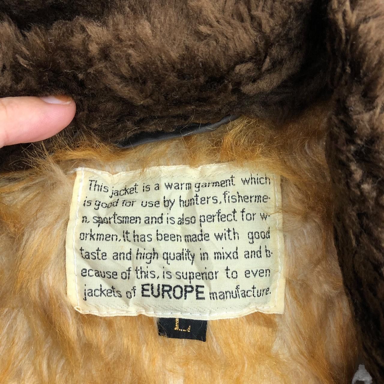 Vintage Vintage 80’ EUROPE SUPERIOR FUR Warm Garment Hunter Jacket Size US L / EU 52-54 / 3 - 5 Thumbnail