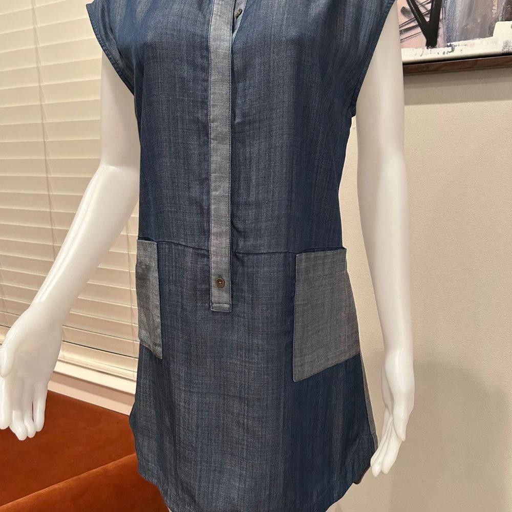 Guess Guess "Milia" Denim Shirtdress Size M / US 6-8 / IT 42-44 - 3 Thumbnail