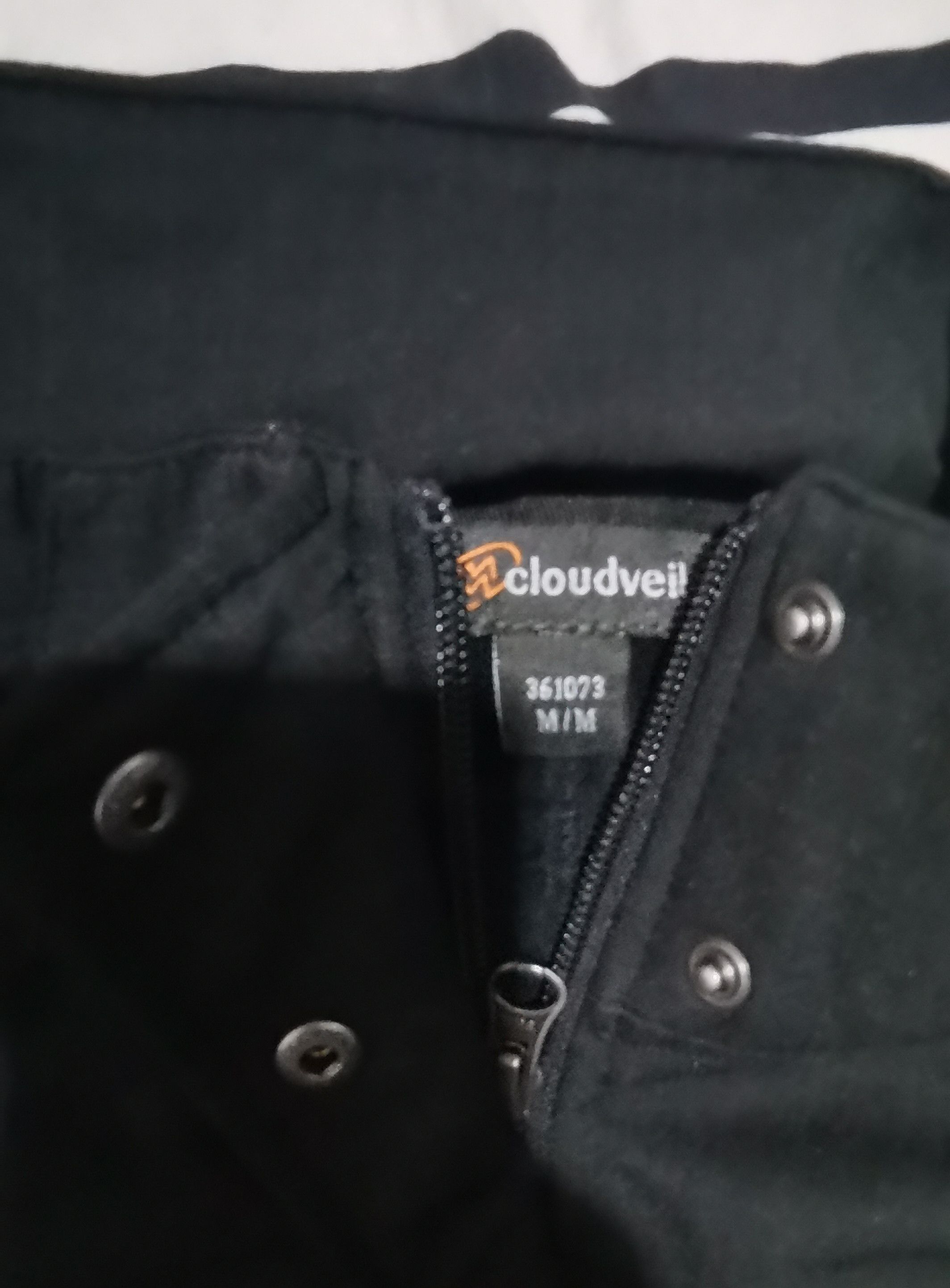 Vintage Cloudveil black long jacket with hooded Size M / US 6-8 / IT 42-44 - 4 Thumbnail
