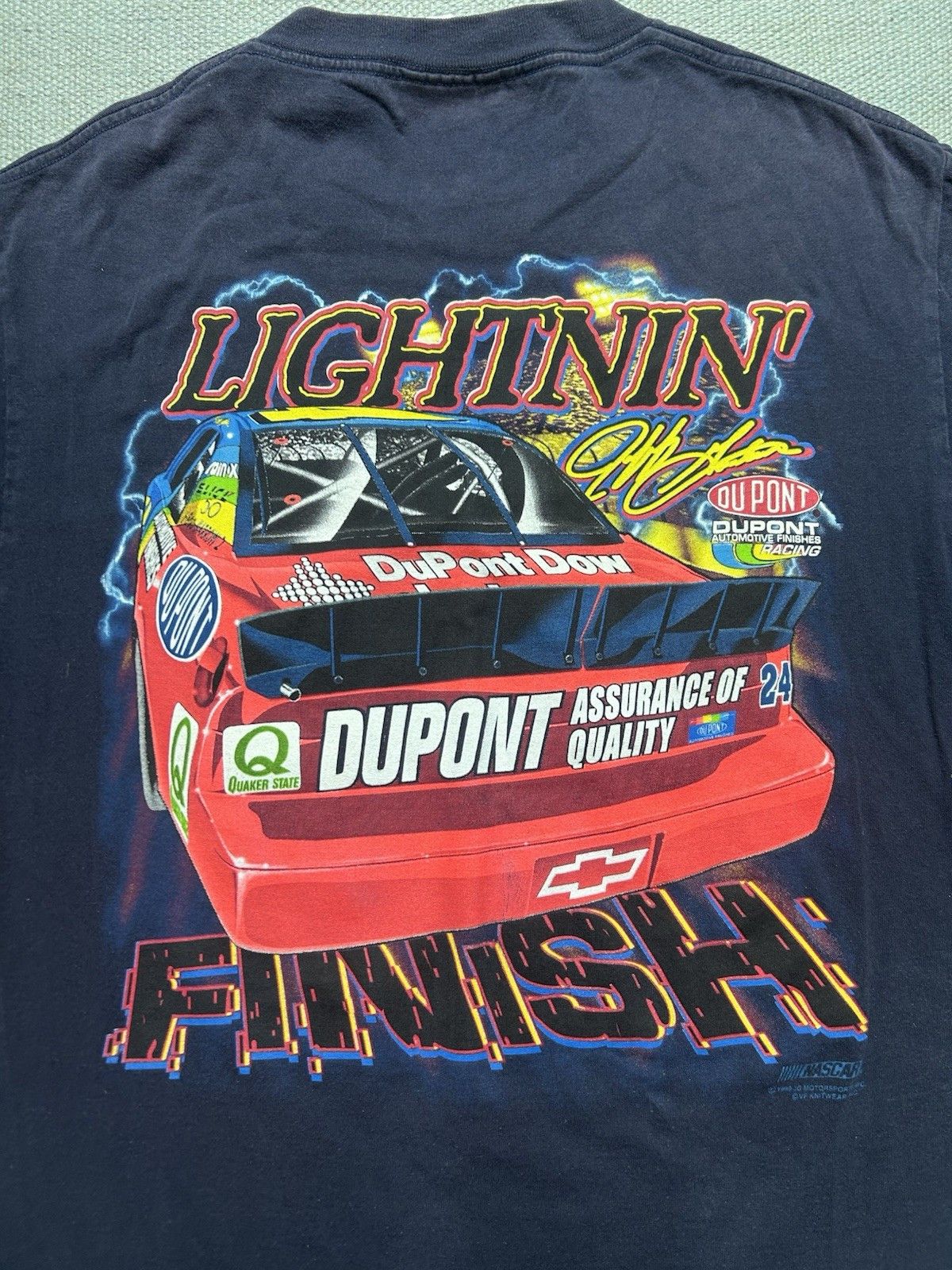 Vintage Vtg t shirt Jeff Gordon nascar asphalt thunder lightning M Size US M / EU 48-50 / 2 - 6 Thumbnail