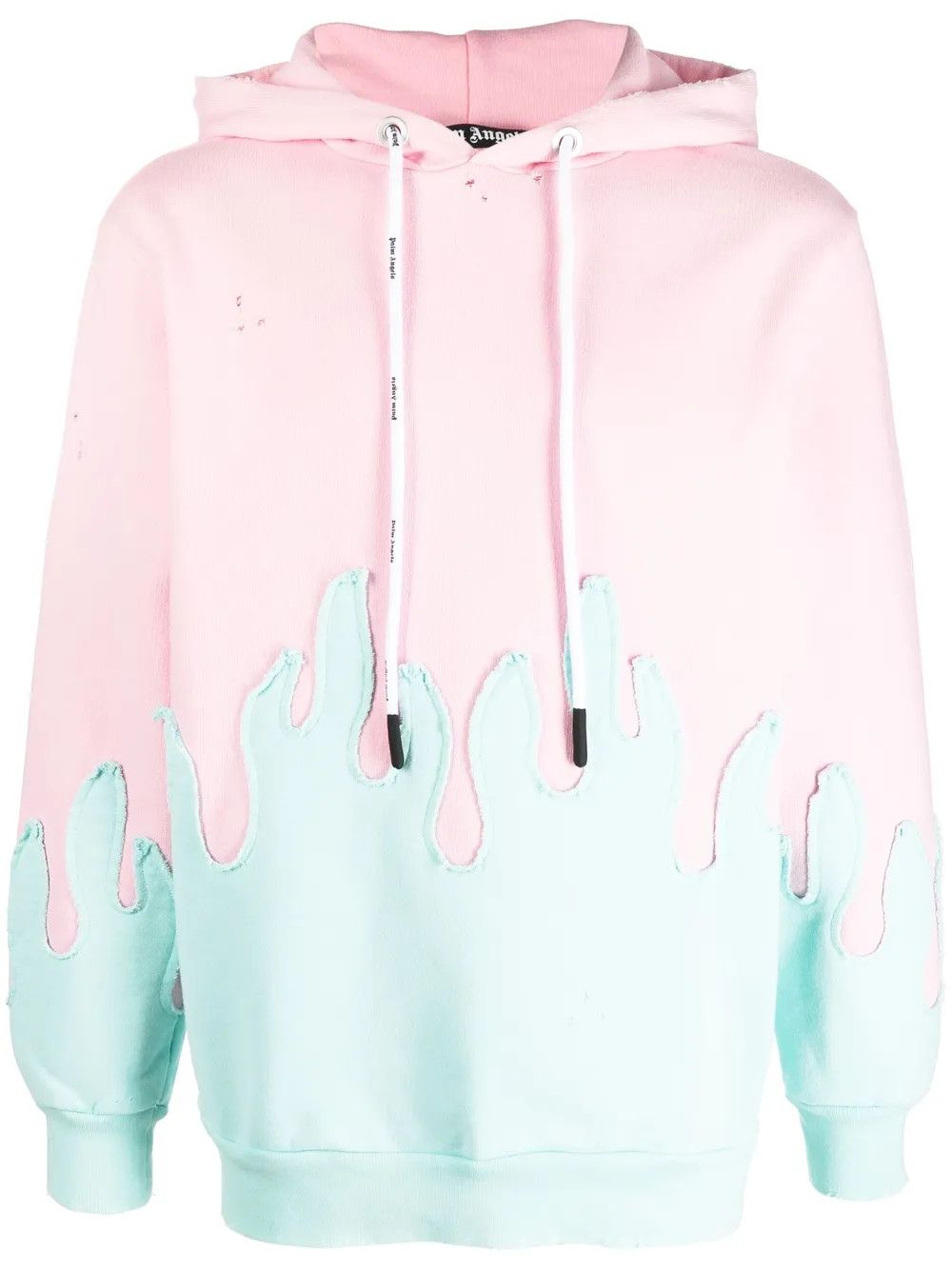 Palm Angels o1y0325 Logo Hoodie in Pink/Blue Size US XL / EU 56 / 4 - 1 Thumbnail