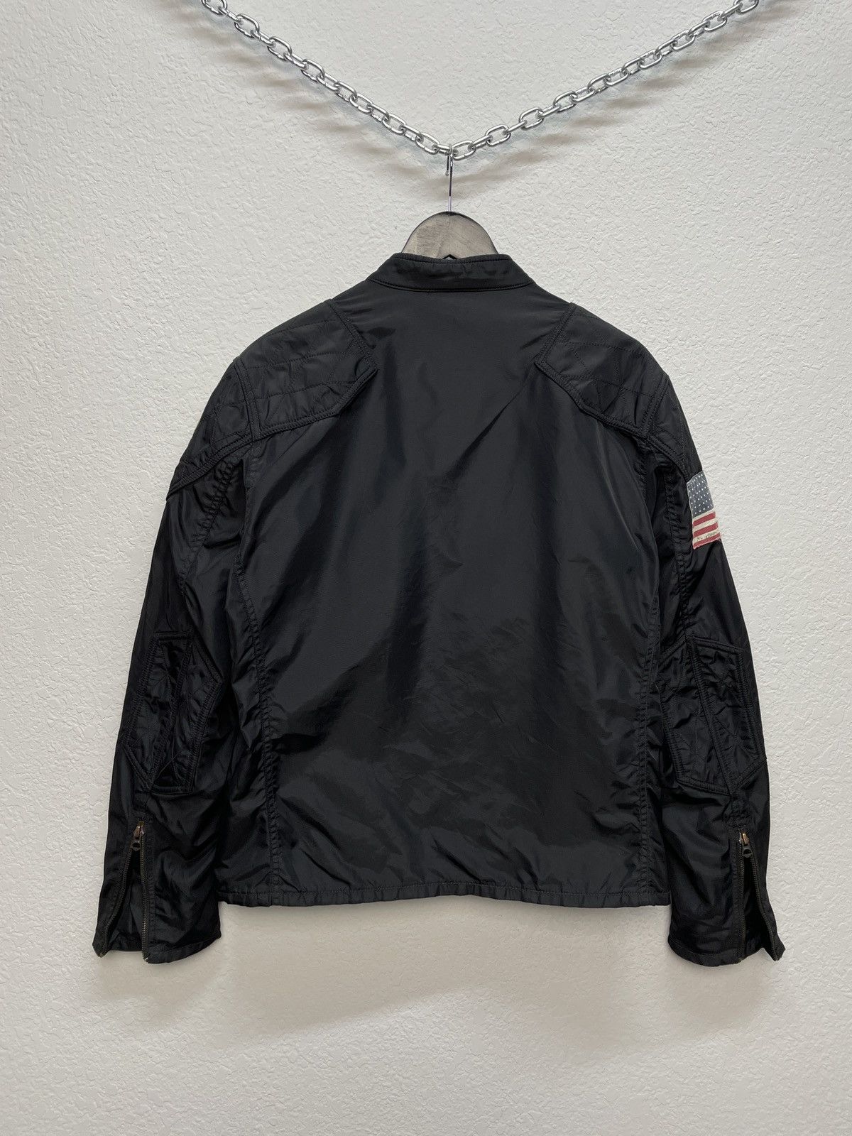 Vintage Vintage 00s Polo Ralph Lauren Denim & Suplly Biker Jacket Size US M / EU 48-50 / 2 - 11 Thumbnail