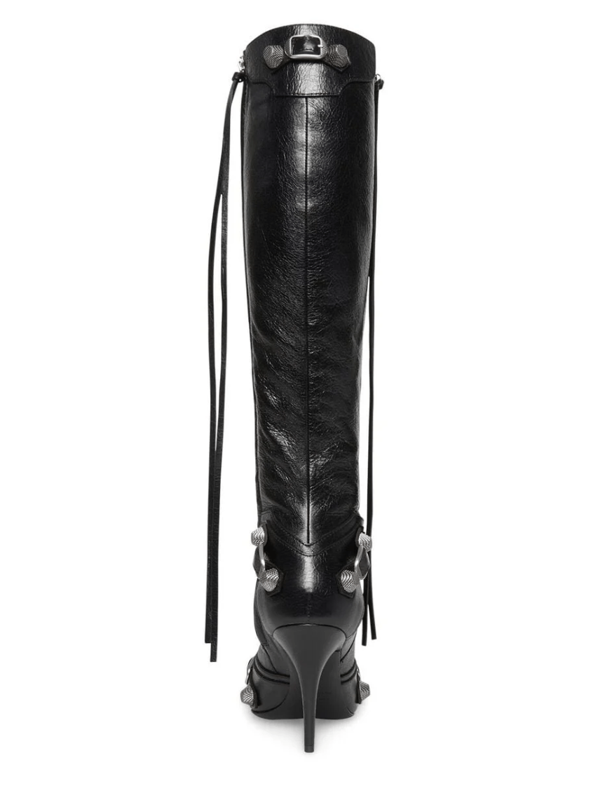 Balenciaga BALENCIAGA 90mm Cagole Lambskin Boots Size US 6 / IT 36 - 4 Thumbnail