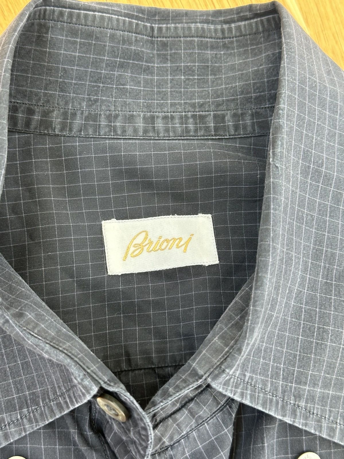 Brioni Made in Italy Brioni Shirt Black Size US XL / EU 56 / 4 - 8 Thumbnail