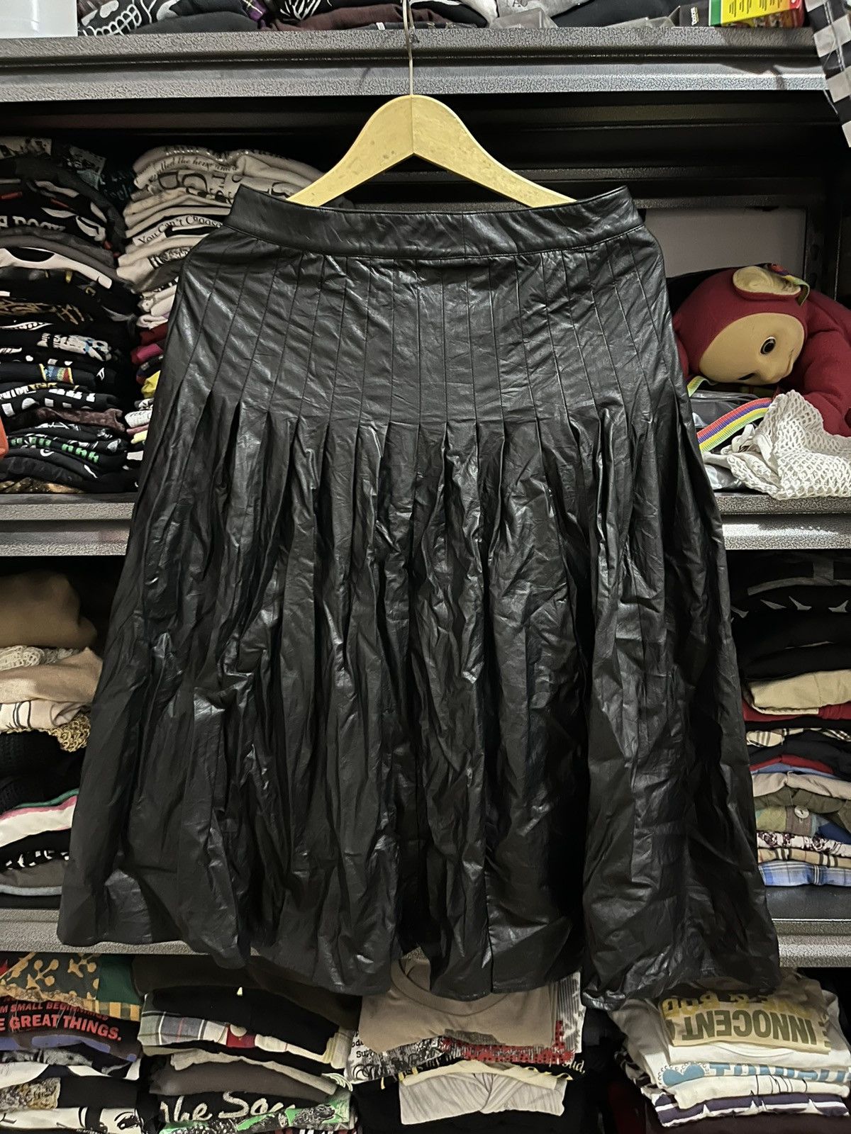 If Six Was Nine × Le Grande Bleu (L.G.B.) × Morgan Homme Morgan leather skirt ifsixwasnine lgb styled Size 30" / US 8 / IT 44 - 1 Thumbnail