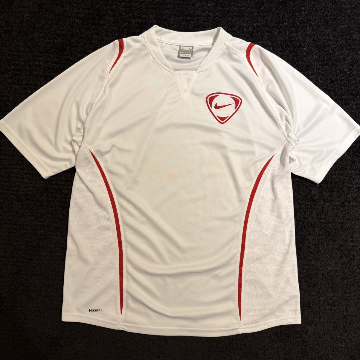 Nike White nike tiempo vintage jersey Size US L / EU 52-54 / 3 - 1 Thumbnail
