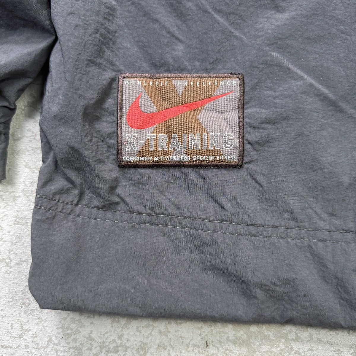 Nike × Vintage 💥Vintage 90s Nike X-Training Half Zipper Drill Jacket Size US M / EU 48-50 / 2 - 8 Thumbnail