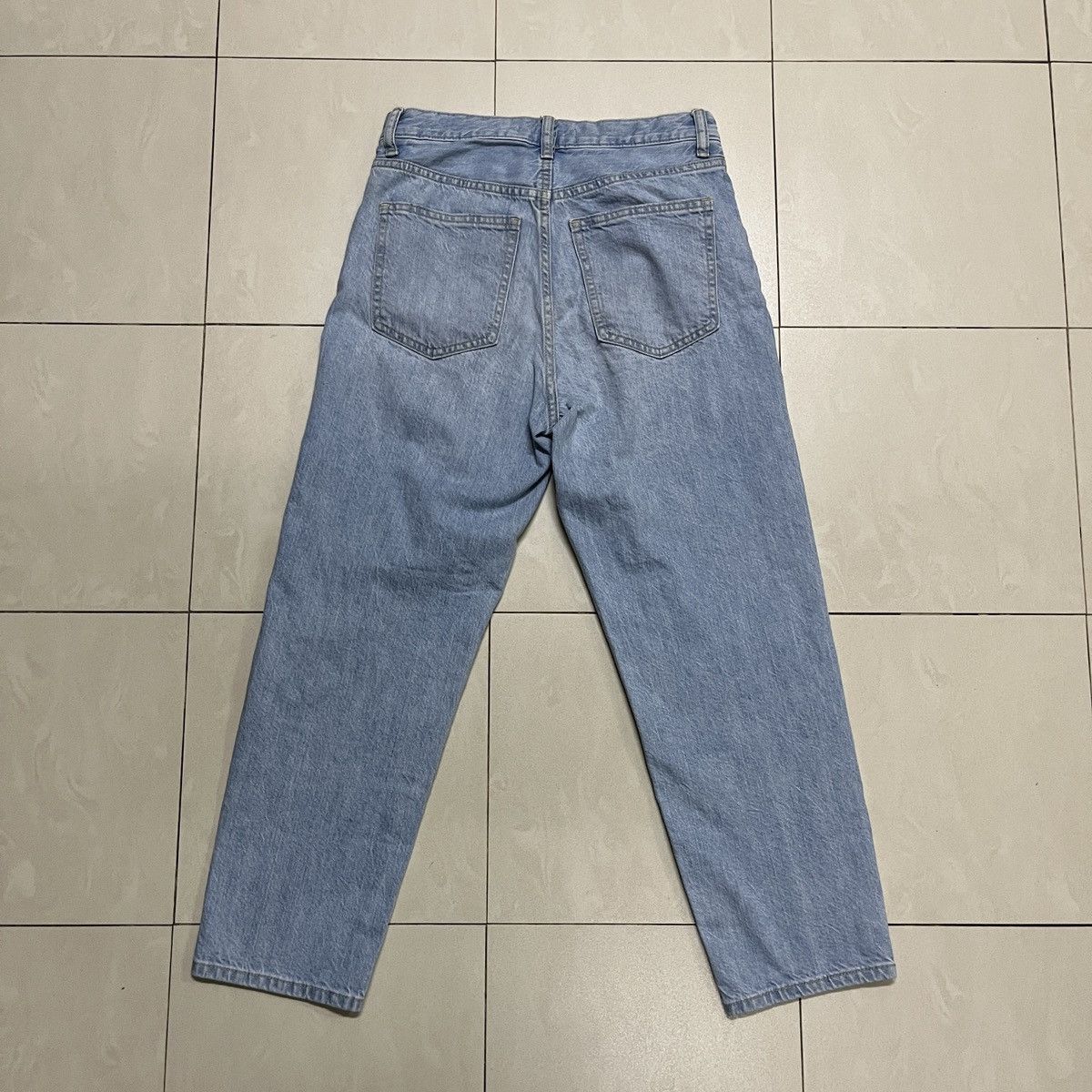 Japanese Brand × Uniqlo × Vintage Uniqlo Relaxed Tapered Jeans Size 27" / US 4 / IT 40 - 13 Thumbnail
