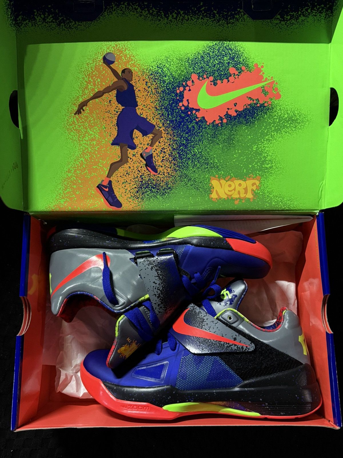 Nike Nike KD 4 Nerfs VNDS Size US 7.5 / EU 40-41 - 1 Thumbnail