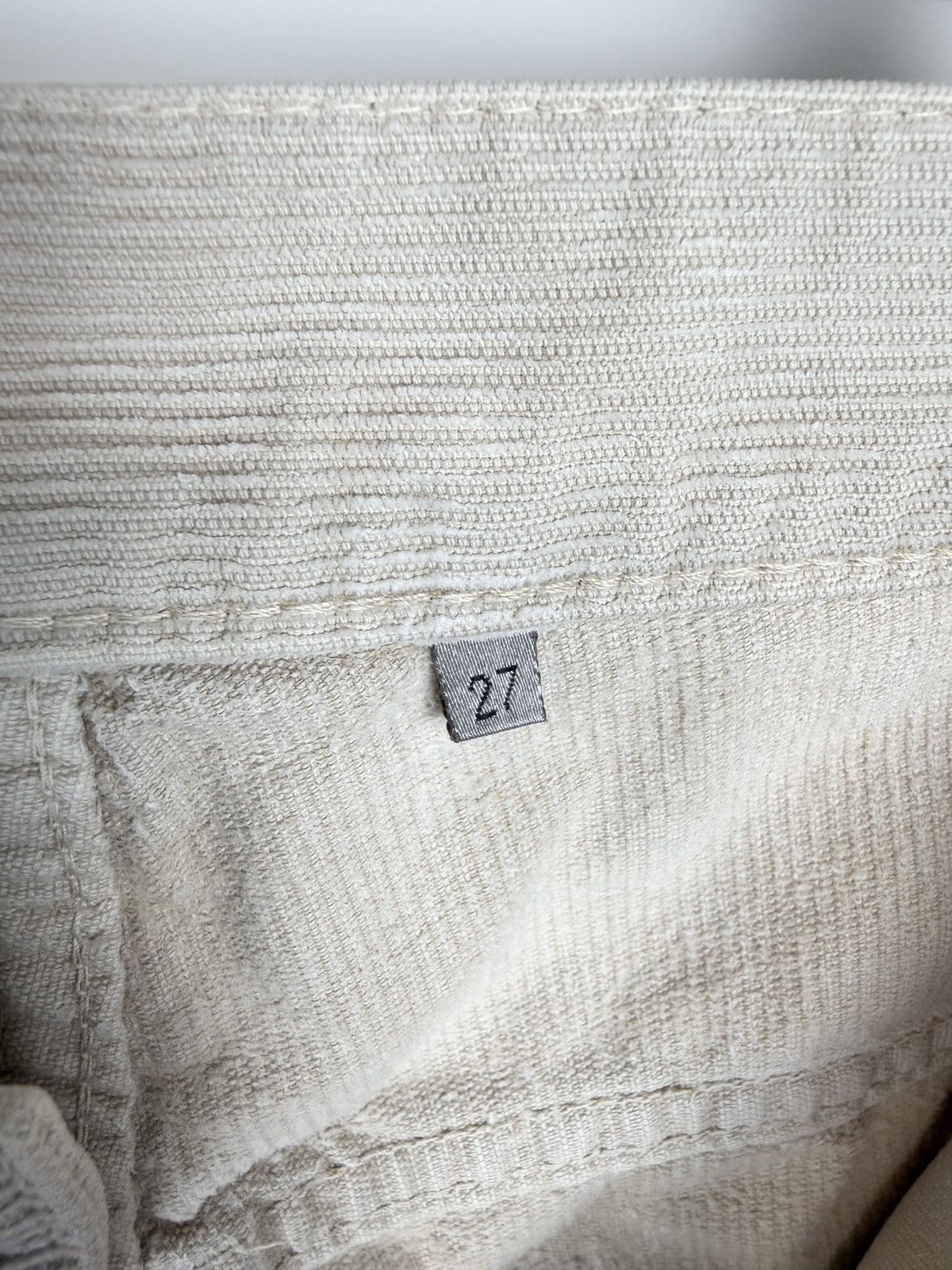 Dior × Hedi Slimane AW04 Dior Homme VOTC Faded & Distressed Corduroy Jeans Pants Size US 27 - 10 Thumbnail