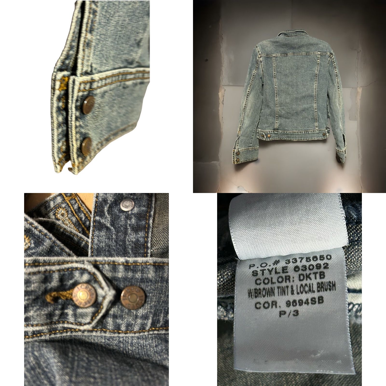 J.Crew VINTAGE J. Crew Blue Denim Jean Jacket Women Large Trucker Style Style#63092 Pockets Jeans Jacket Size 36" / US 14 / IT 50 - 8 Thumbnail