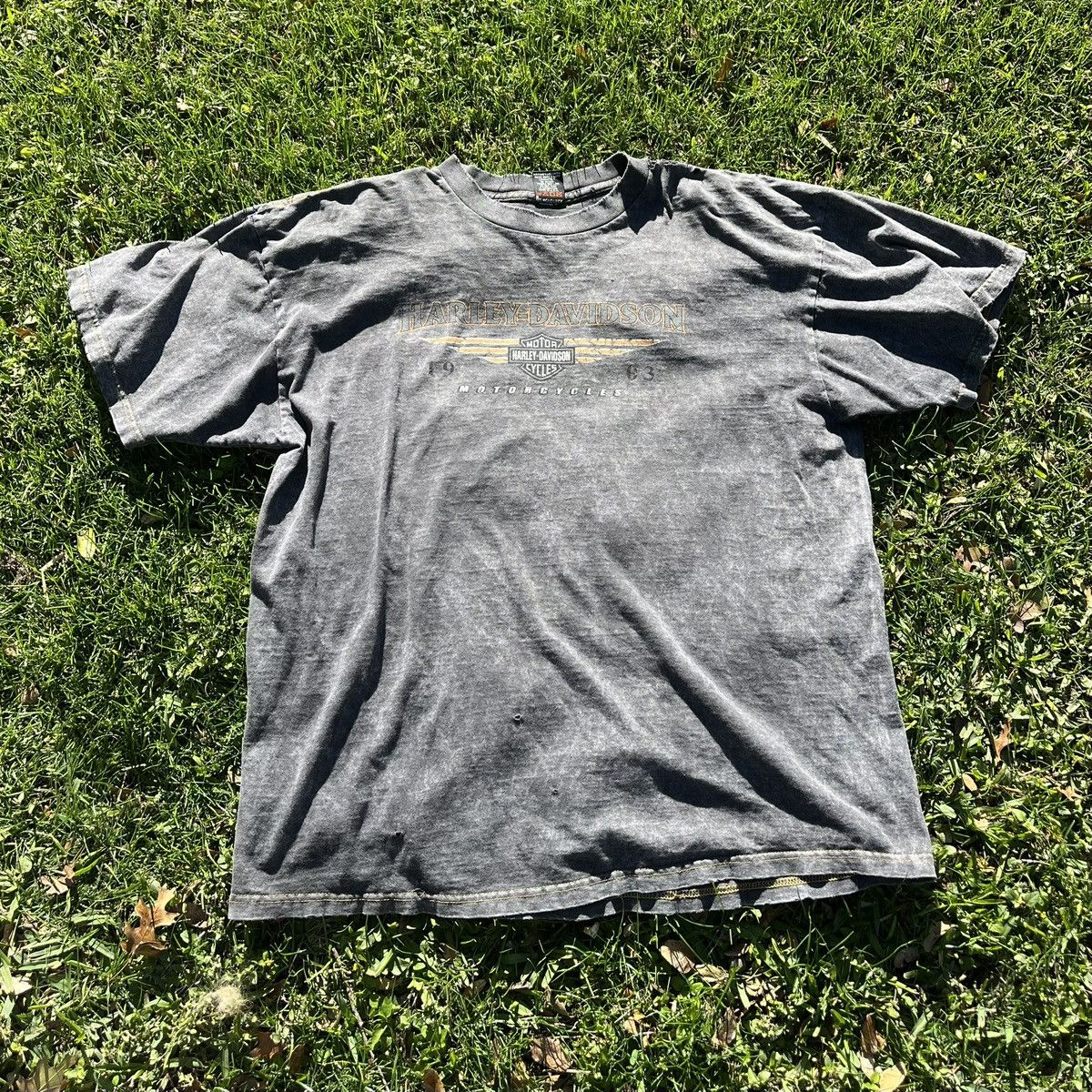 Harley Davidson Harley Davidson Grey T Shirt Size US XL / EU 56 / 4 - 1 Thumbnail