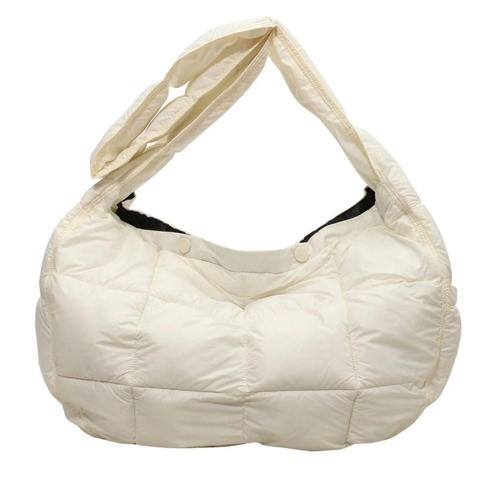 Vintage Outdoor retro quilted hobo bag messenger bag Size ONE SIZE - 4 Thumbnail