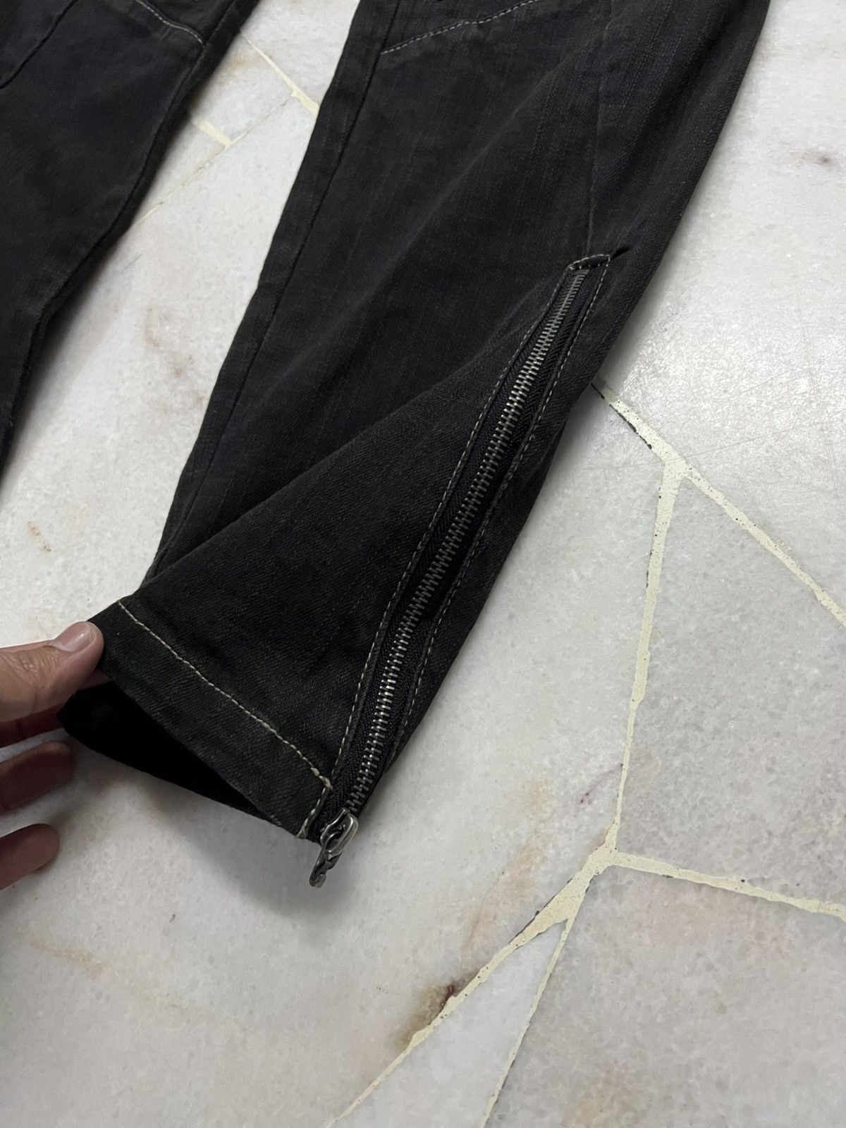 Japanese Brand PPFM DISTRESSED PUNK JEANS Size US 32 / EU 48 - 5 Thumbnail