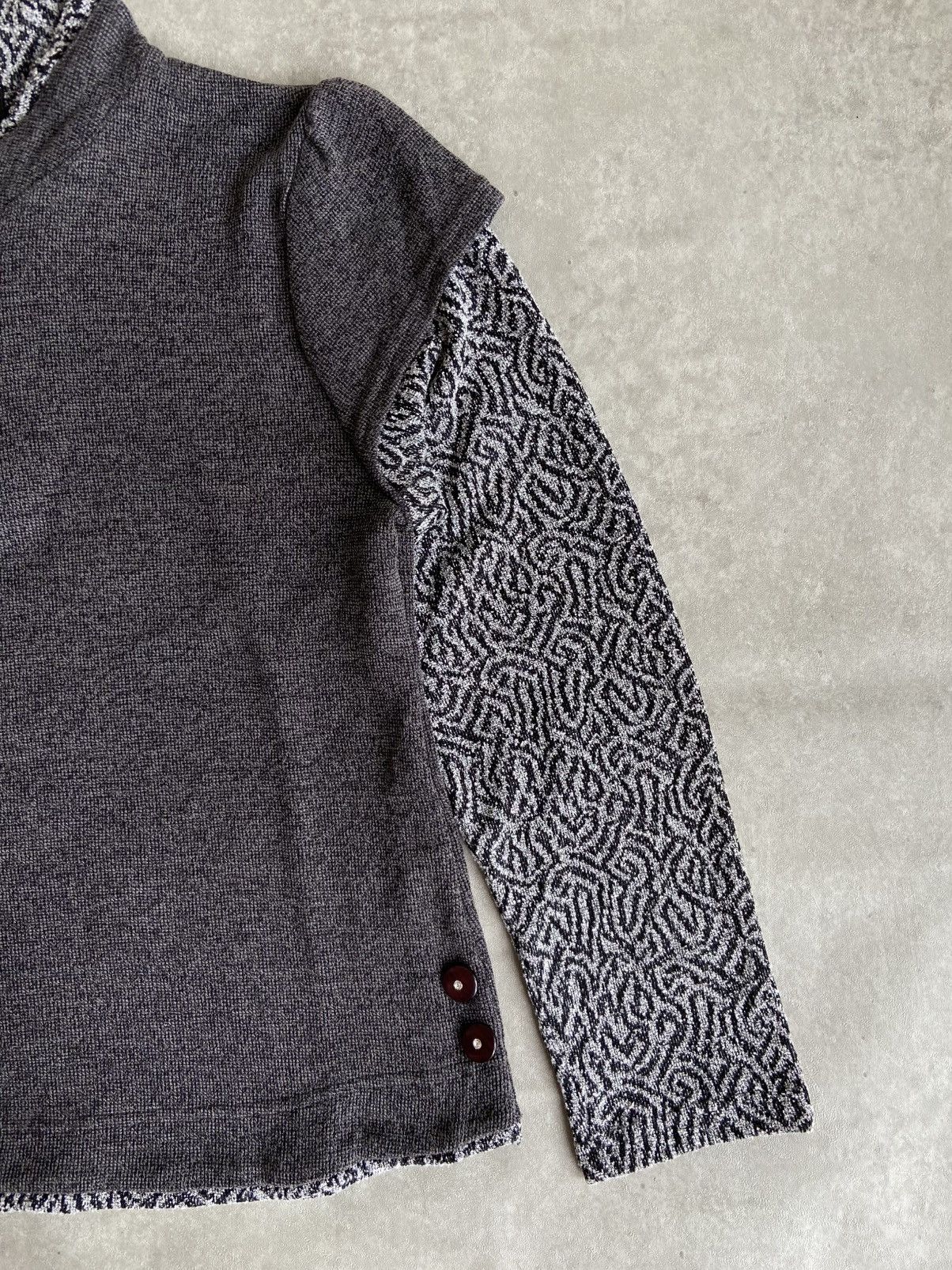 Hysteric Glamour × If Six Was Nine × Japanese Brand More Plata Double Layer Longsleeve Size US M / EU 48-50 / 2 - 3 Thumbnail