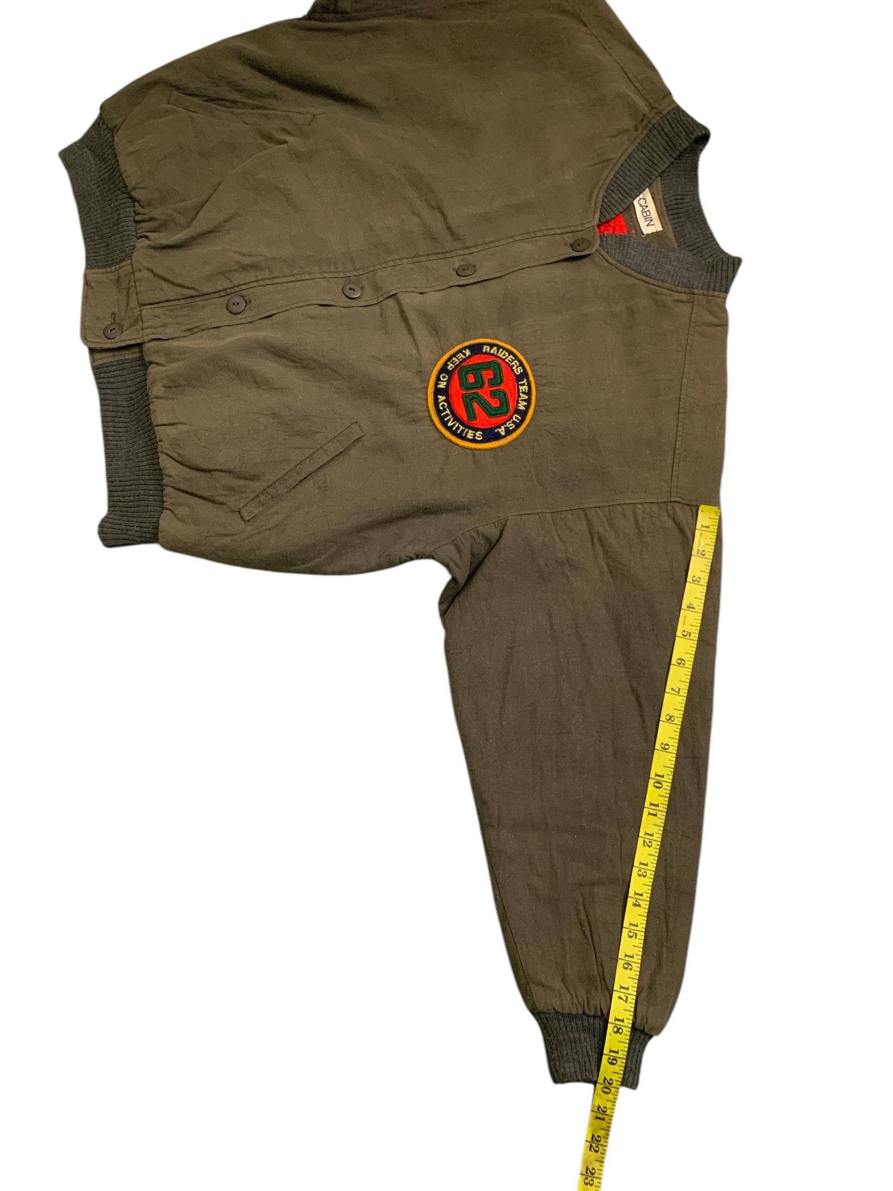 Japanese Brand × Vintage Rare Design Vintage Raiders Team U.S.A. Bomber jackets Size M / US 6-8 / IT 42-44 - 10 Thumbnail