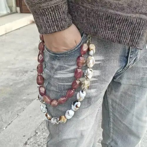 Jewelry Ishihara x Juri Dual later Imitation Stone Pants Chain Size ONE SIZE - 2 Thumbnail