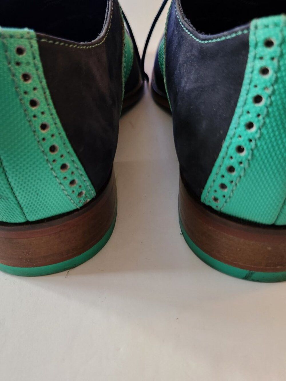 Cole Haan Cole haan men's blue leather dress shoes size: 10.5M Size US 10.5 / EU 43-44 - 5 Thumbnail