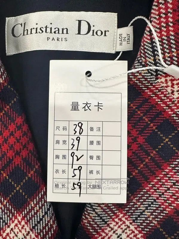 Dior Dior Wool Jacket in Burgundy for Women . Size M / US 6-8 / IT 42-44 - 9 Thumbnail