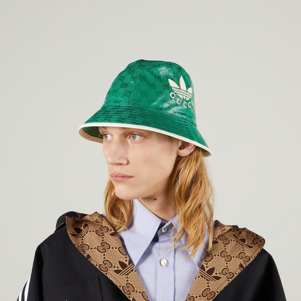 Adidas x Gucci Baseball GG Canvas Fedora Hat - Main Image
