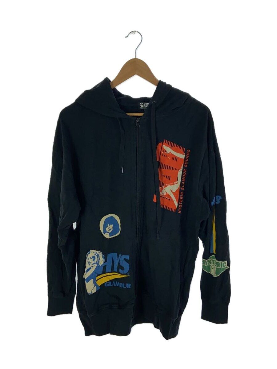 Destory all monster×Hysterics zip hoodie Hysteric Glamour Destroy All Monsters Patchwork Logo Zip
