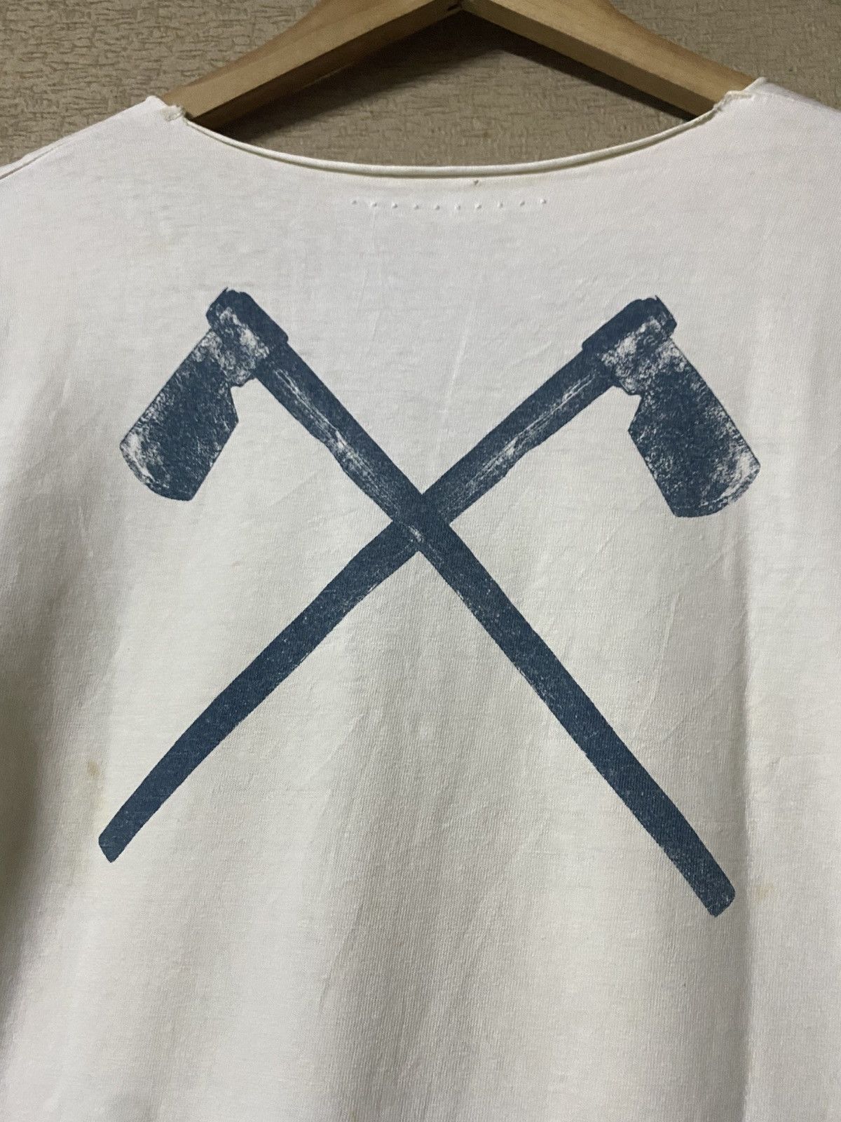 Japanese Brand Japan NEXT SMO 001 Model Overprint Chains Graphic Tee Size US M / EU 48-50 / 2 - 10 Thumbnail
