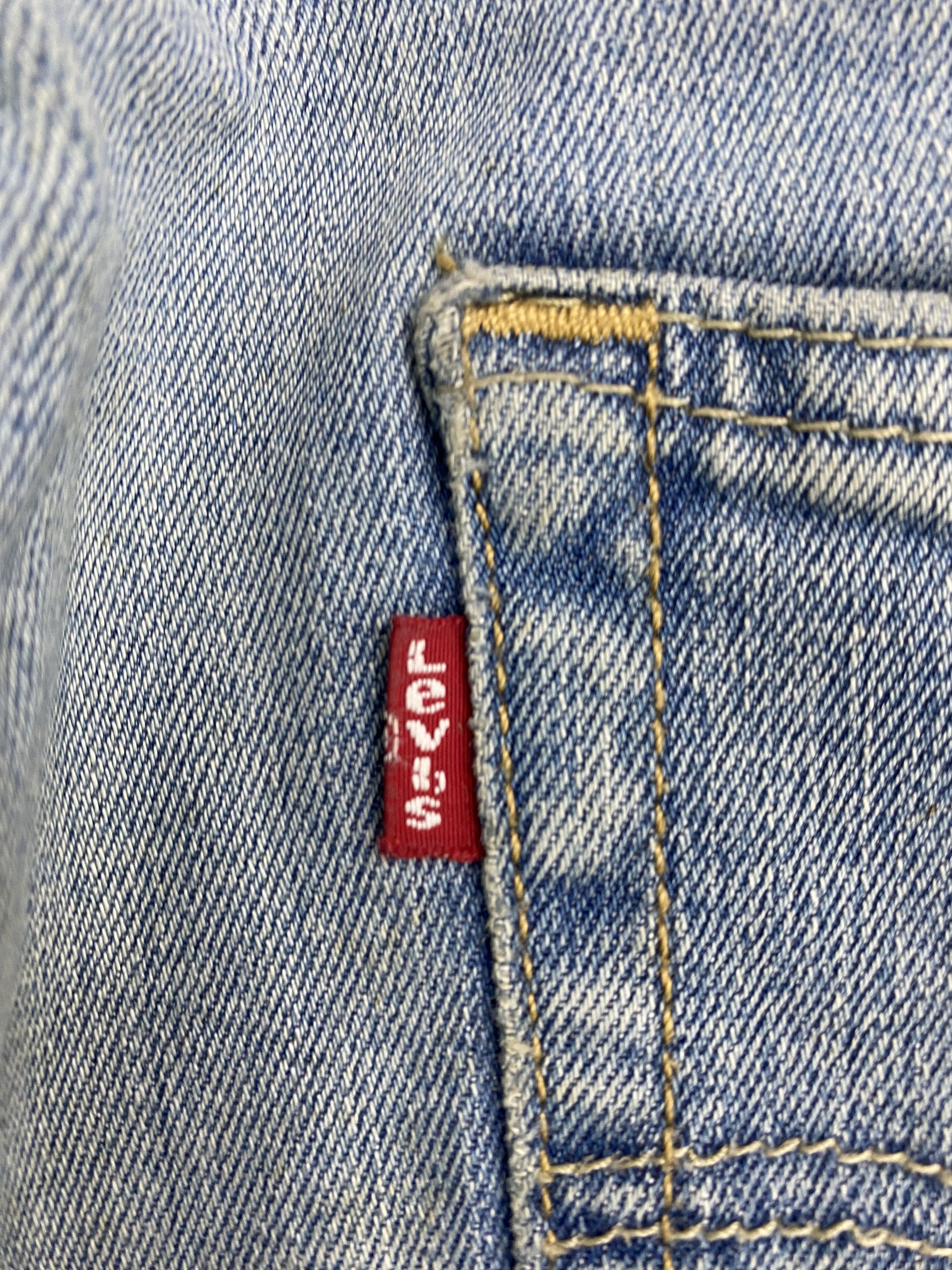 Levi's × Vintage Vintage Levis 513 Light Washed Jeans Size US 30 / EU 46 - 6 Thumbnail