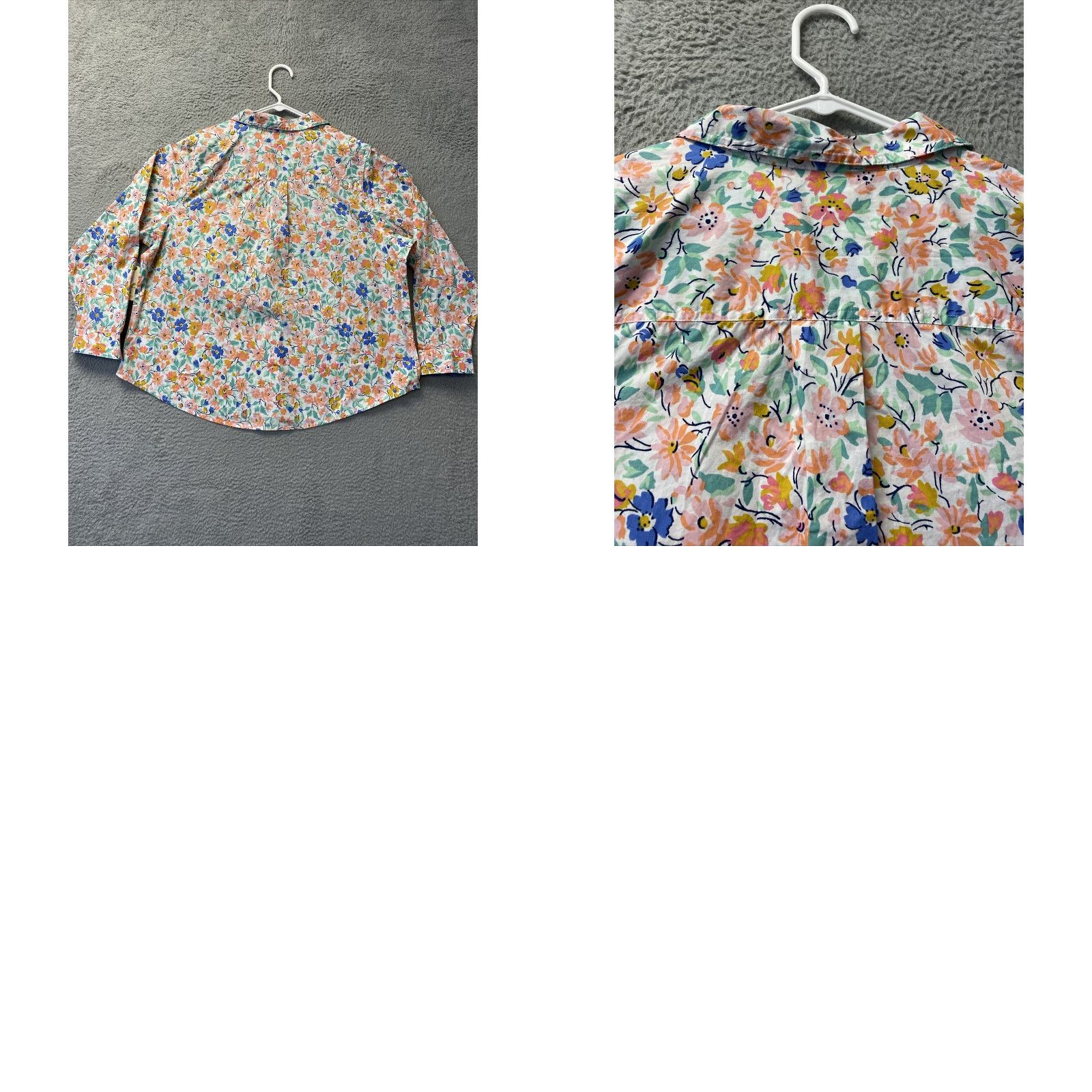 Pinko VINTAGE St John’s Bay Women's Button-Up Top 2XL Pink Floral Casual Long Sleeve Business Workwear Size XXL / US 16-18 / IT 52-54 - 8 Thumbnail