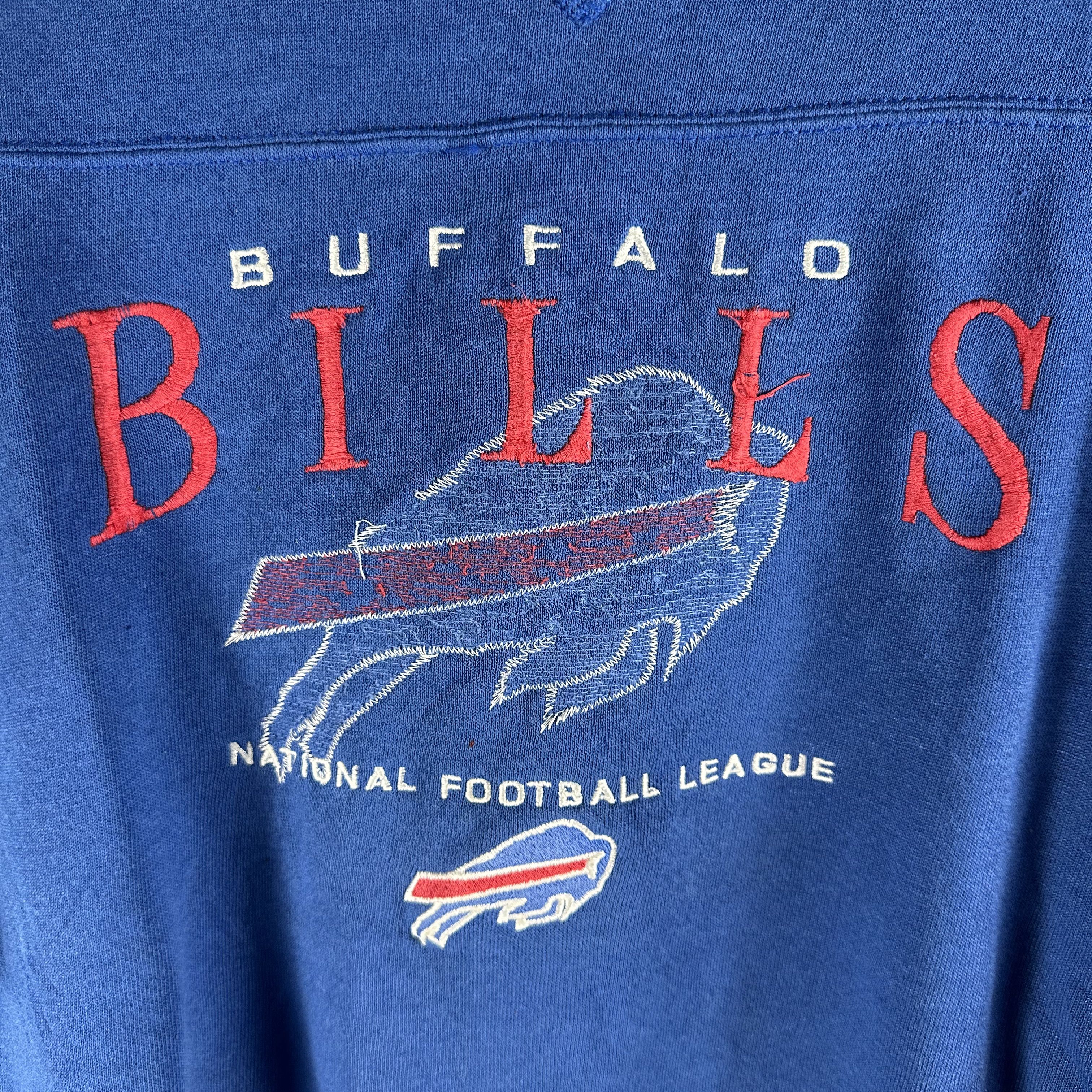 Vintage ​Vintage 90s Buffalo Bills NFL Embroidered Sweatshirt Size US XXL / EU 58 / 5 - 2 Thumbnail