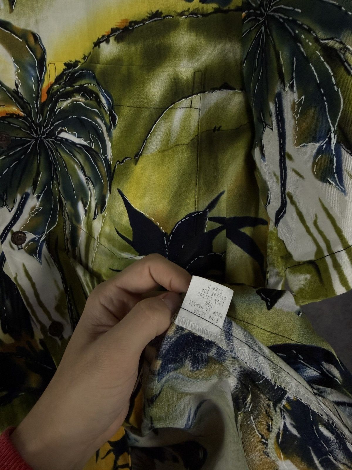 Vintage Hawaiian crazy art vintage made in USA shirt Size US M / EU 48-50 / 2 - 5 Thumbnail