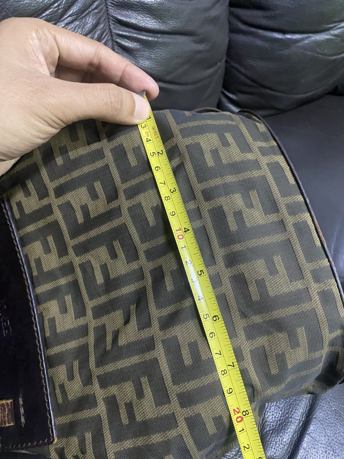 Fendi Authentic Vintage Fendi Zucca Monogram Mini Tote Bag Size ONE SIZE - 11 Thumbnail