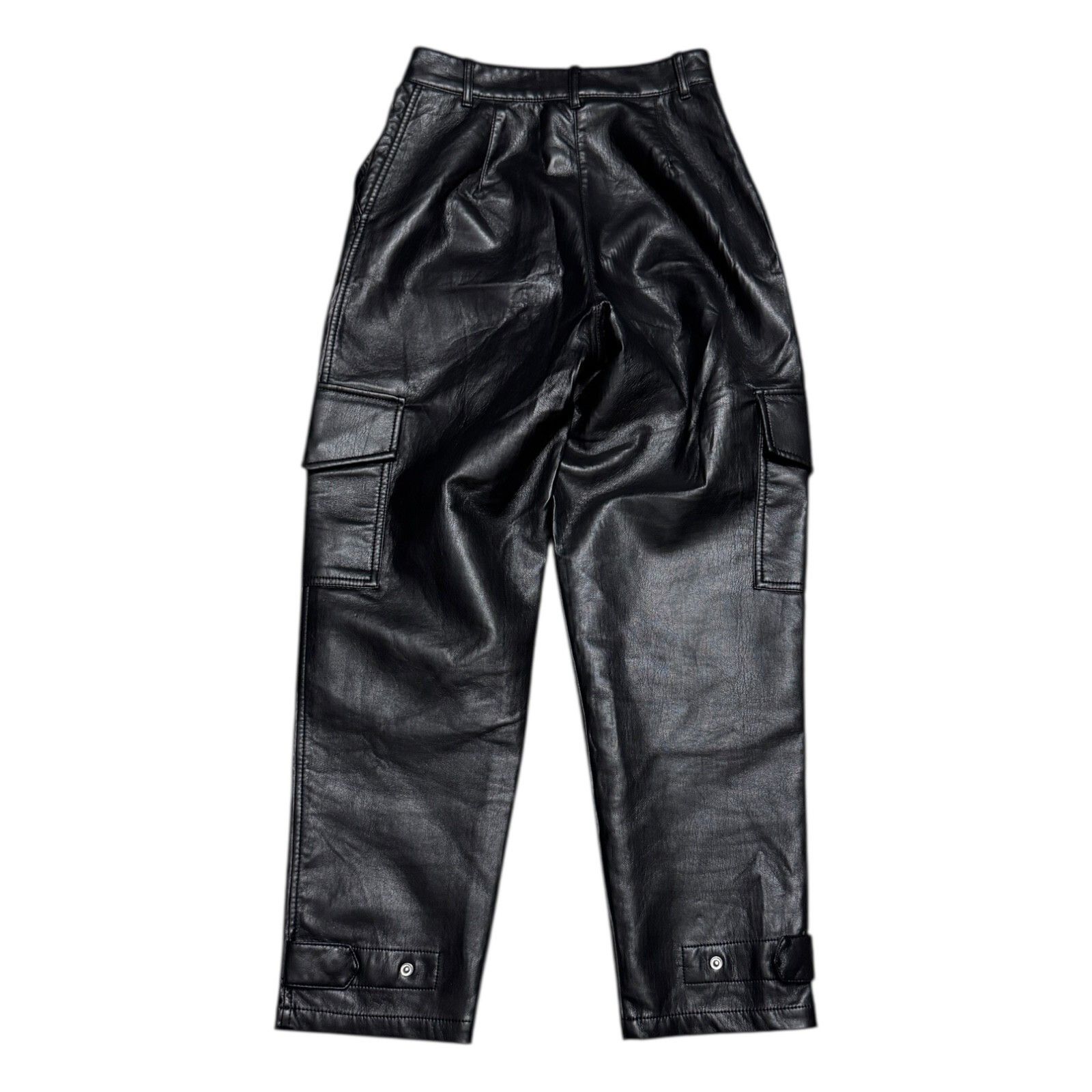 Aritzia WILFRED ARITZIA Faux Vegan Leather CARGO Casual Pants Size 0 Size 24" / US 00 / IT 34 - 2 Thumbnail