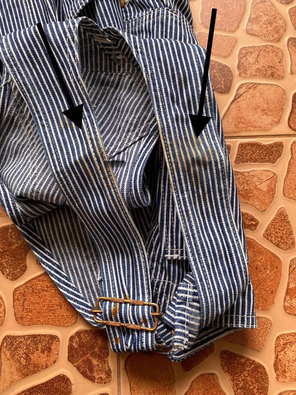 Big John × Vintage Vintage Hikory Railroad Overall By Big John Size US 31 - 15 Thumbnail