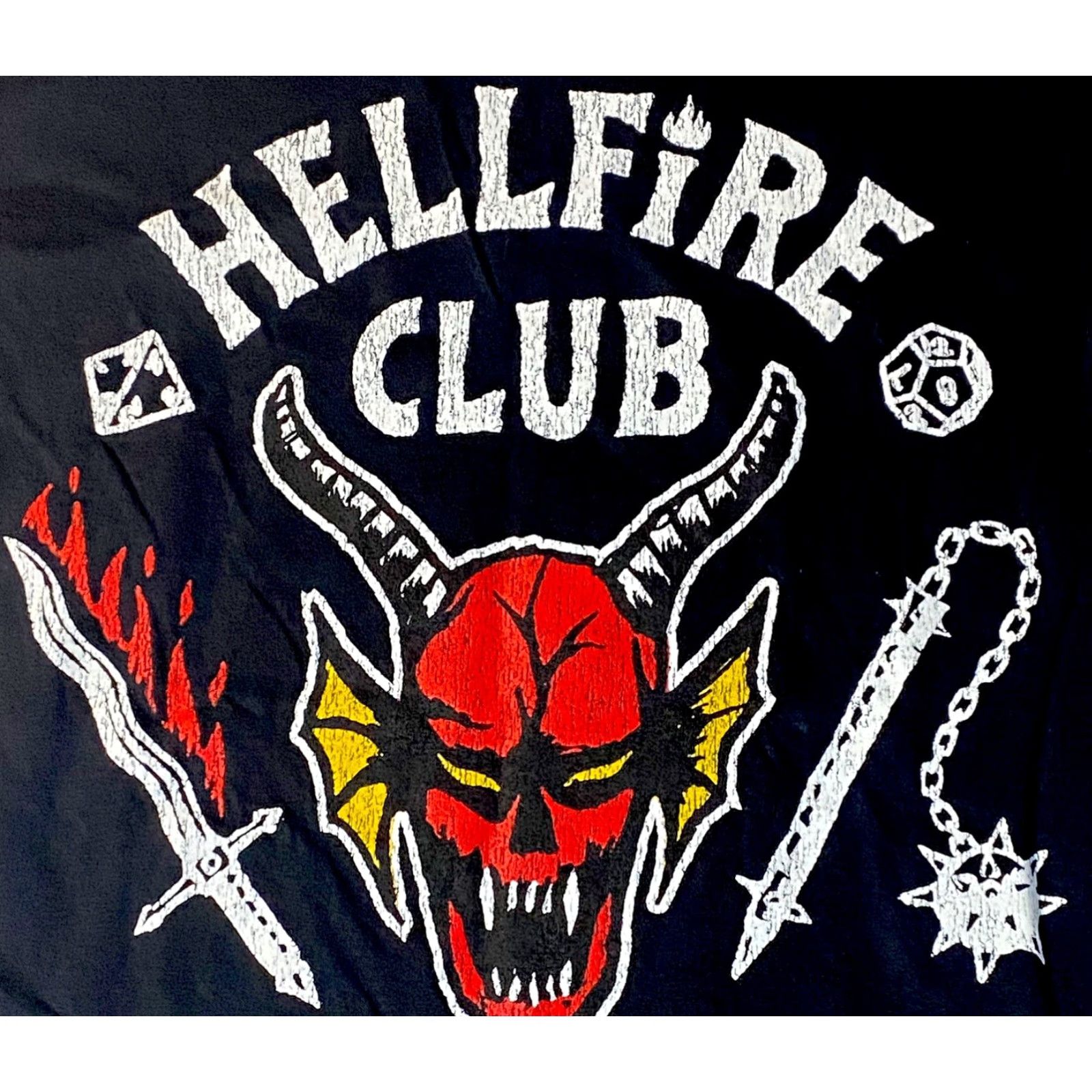 Vintage VINTAGE Stranger Things T Shirt Hell Fire Club Size S Black Unisex Adults Short Sleeve 80s Movie CM 34-36 Size US S / EU 44-46 / 1 - 2 Thumbnail