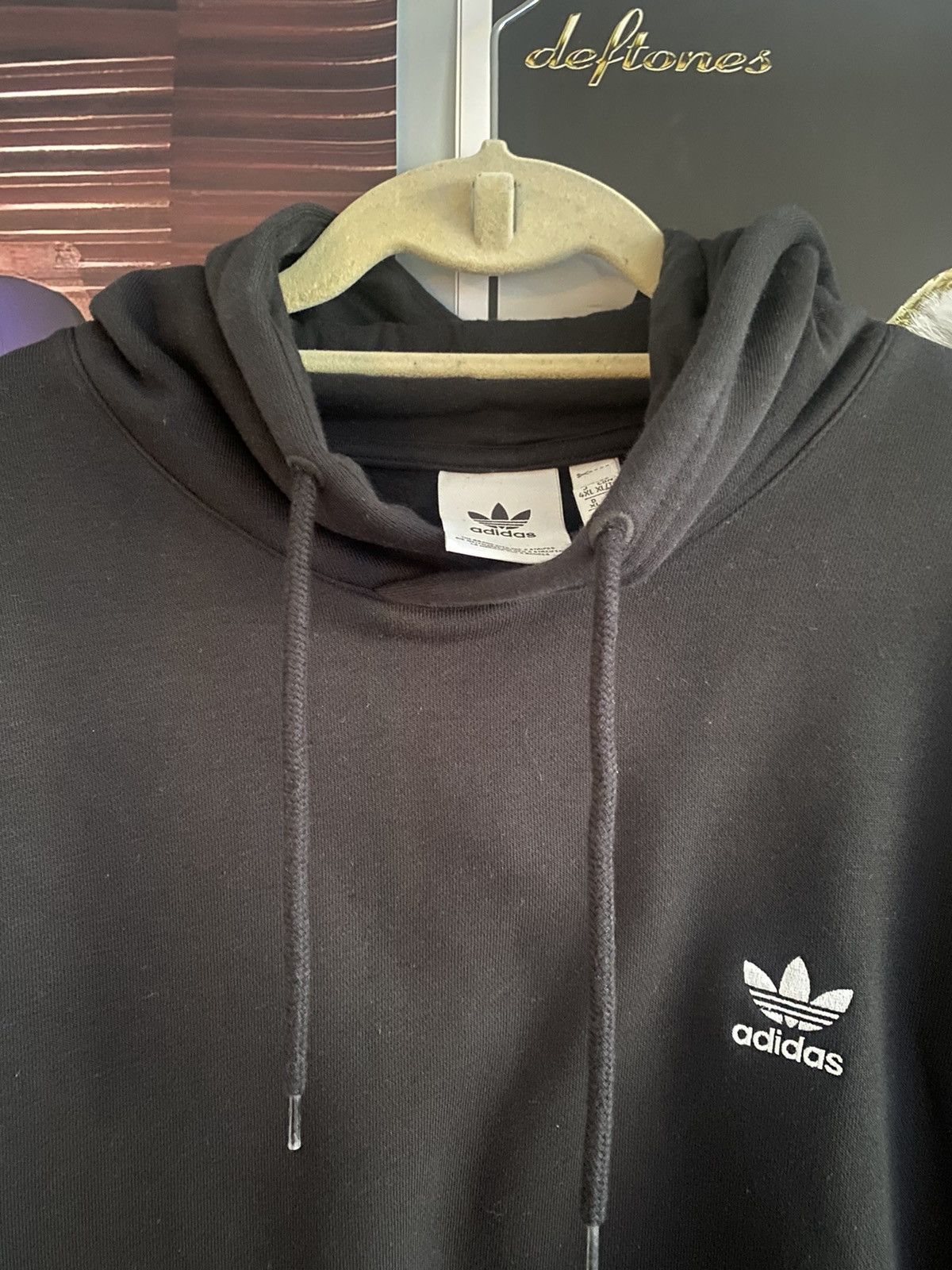 Adidas × Vintage Adidas Heavyweight Essentials Hoodie Size US XL / EU 56 / 4 - 5 Thumbnail